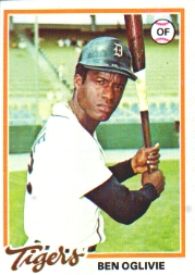 1978 Topps Baseball Cards      286     Ben Oglivie
